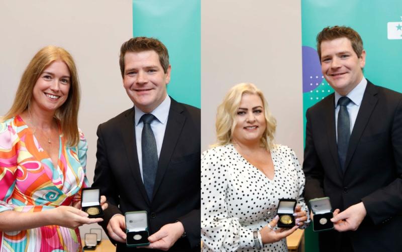 Two Kildare women honoured by Minister for European Affairs Peter Burke