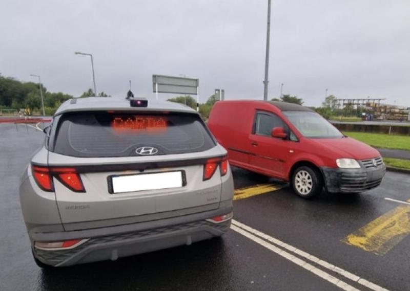 Laois Gardai  seize drugs and van