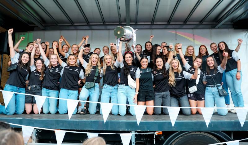 PHOTOS: Kildare TG4 ladies football Intermediate champions celebrate at Eadestown GAA
