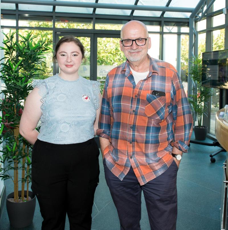 GALLERY: Visit by author Roddy Doyle to Riverbank in Newbridge, County Kildare