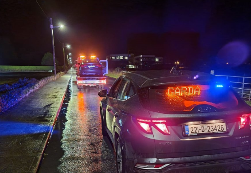 Motorist caught drug-driving at night with no lights on arrested by Roscommon Gardaí