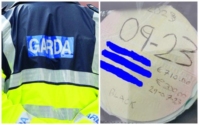 'He should have used crayons' - driver caught by garda&iacute; with fake tax disc they drew