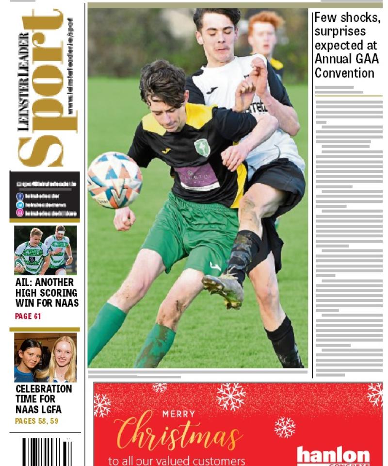 In this week's Leinster Leader Sport