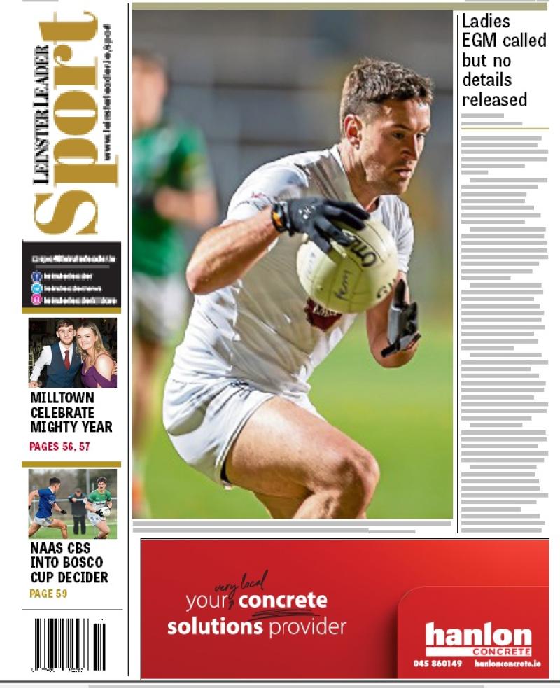 In this week's Leinster Leader Sport
