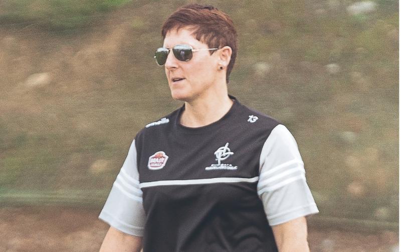 Kildare manager Diane O'Hora reacts to win her side's huge win over Cavan