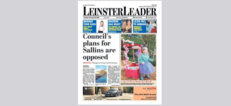 The latest LEINSTER LEADER is out! Buy in-store or subscribe at www.leinsterleader.ie