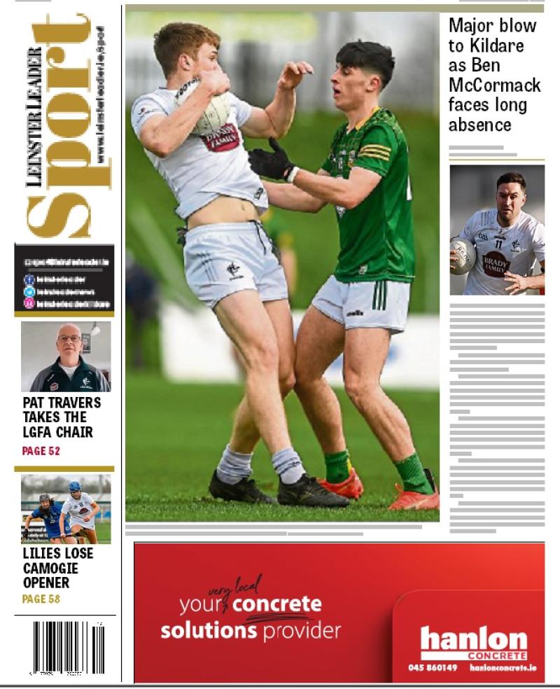 In this week's Leinster Leader Sport