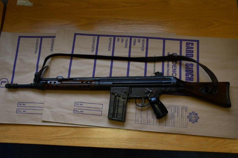 PHOTOS: Three men arrested following firearms seizure in County Kildare