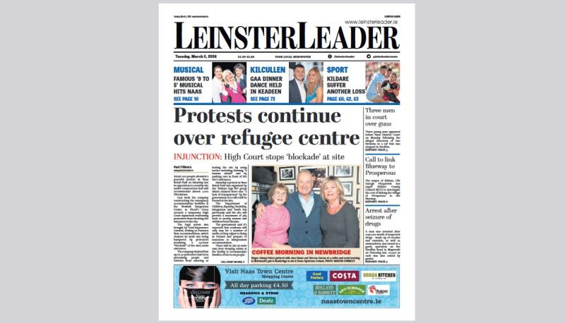 This week's LEINSTER LEADER is out! 