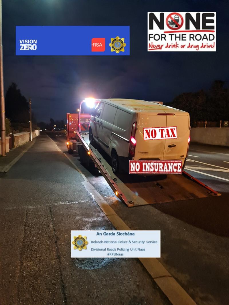 Drug driver with no tax and no insurance arrested by Kildare gardaí