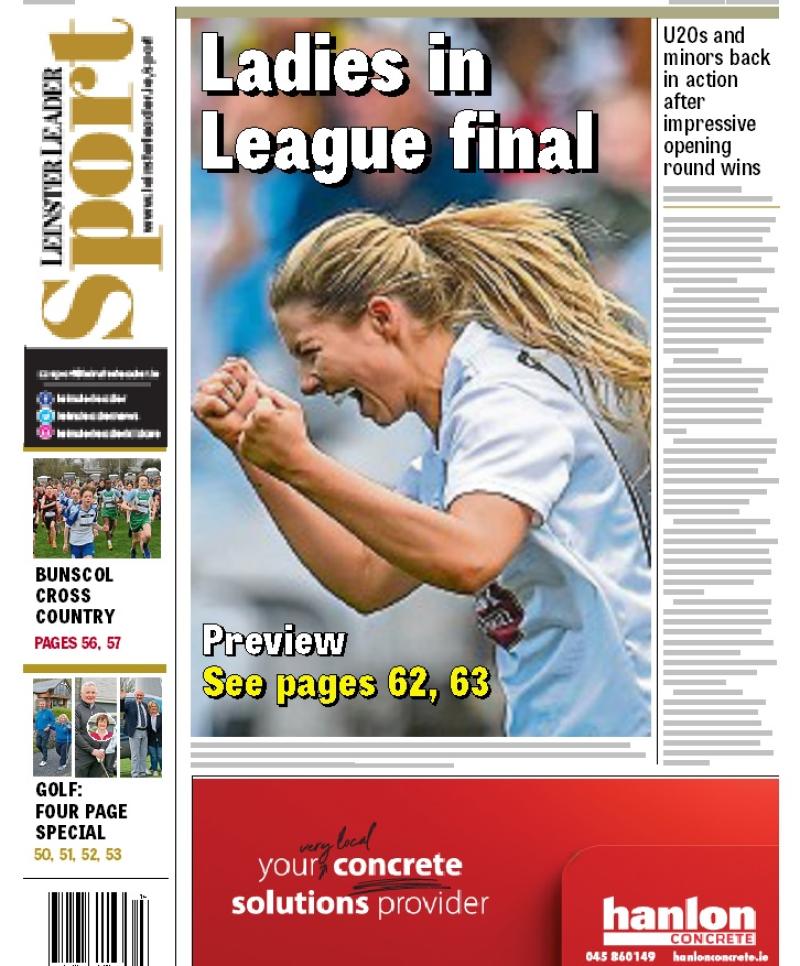 In this week's Leinster Leader Sport