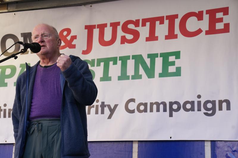 Kildare's Christy Moore among thousands to attend pro-Palestine rally in Dublin