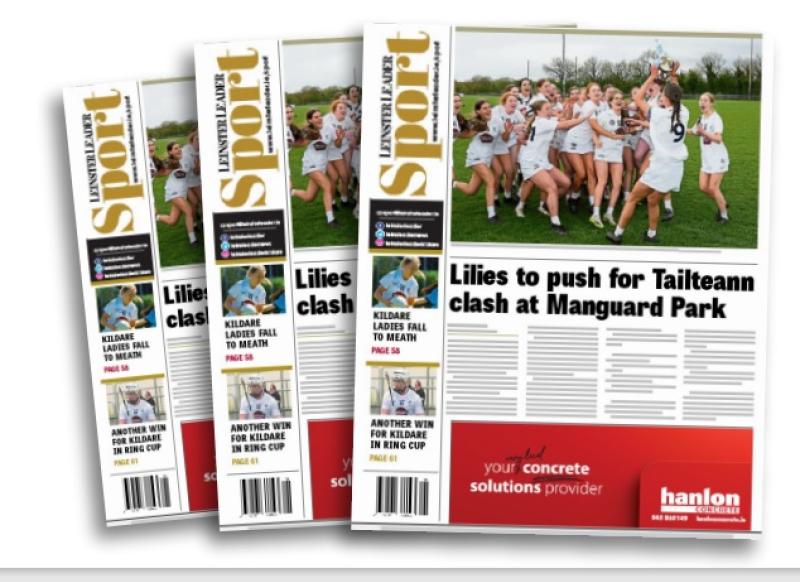 In this week's Leinster Leader sport