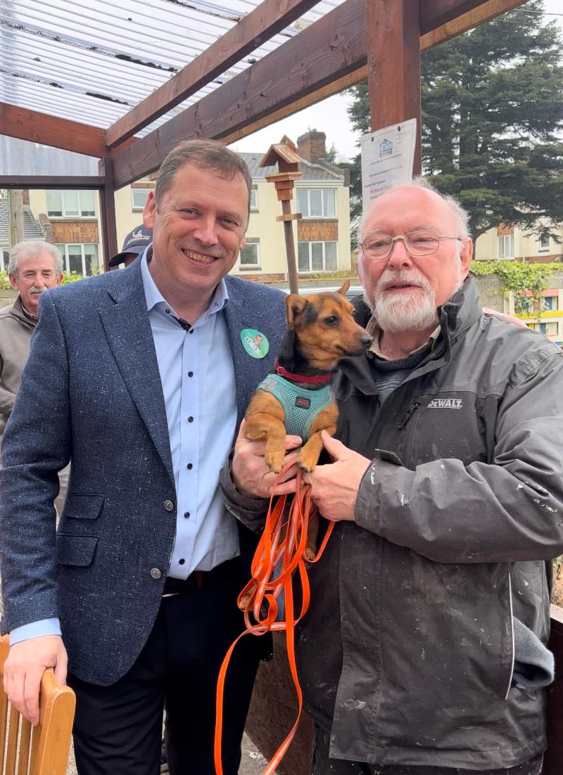 Euro election hopeful Barry Cowen comes to Naas