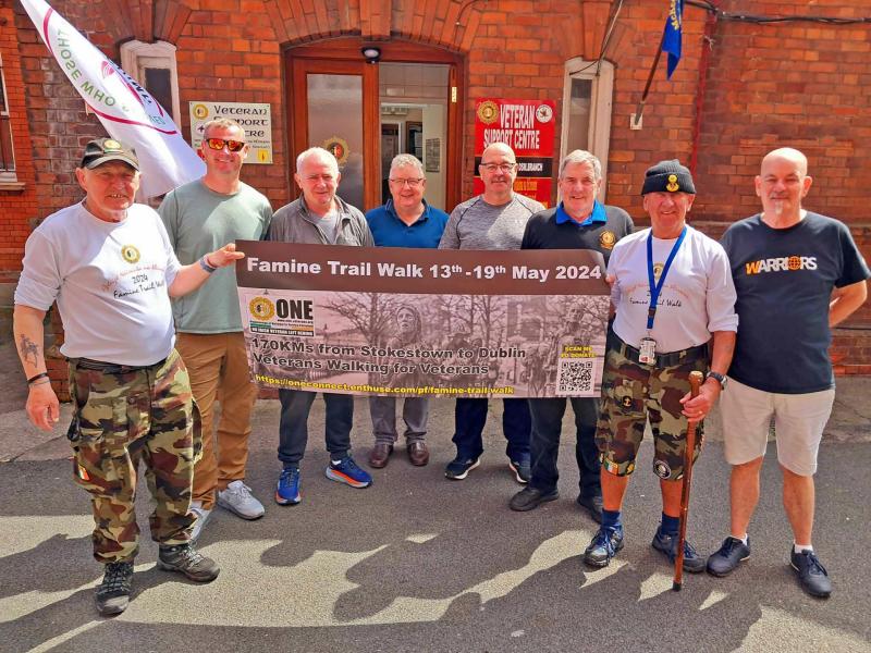 Group of ex Defence Forces soldiers raising funds for veterans' charity 