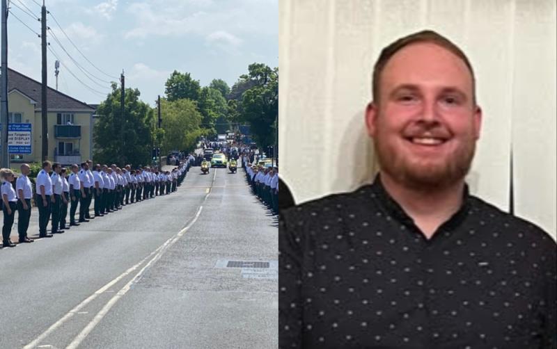 National Ambulance Service perform guard of honor as young Maynooth paramedic laid to rest