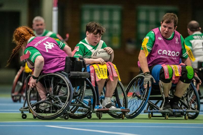 Kildare teenager in historic Wheelchair Rugby League match