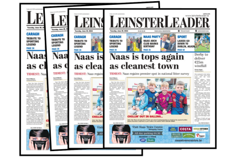 DON'T MISS! This week's LEINSTER LEADER is out! 