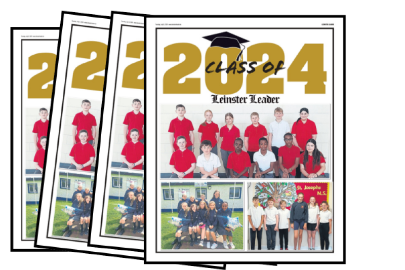DON'T MISS: Special Supplement on "Class of 2024" in LEINSTER LEADER tomorrow! 