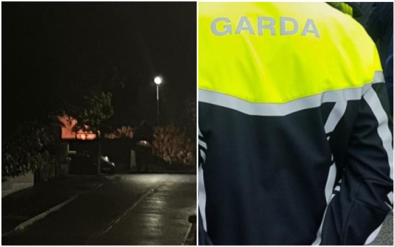 Emergency services called to scene of abandoned car fire in Newbridge