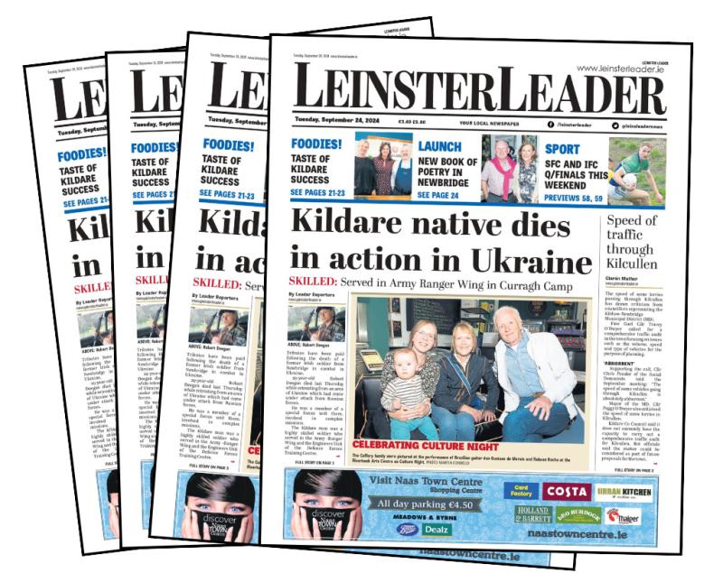 The latest LEINSTER LEADER is in shops and online today! 