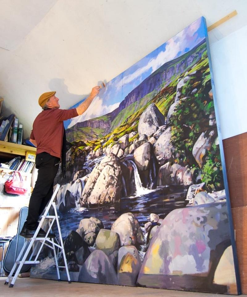 Renowned artist opens exhibition at Kilcock Art Gallery 