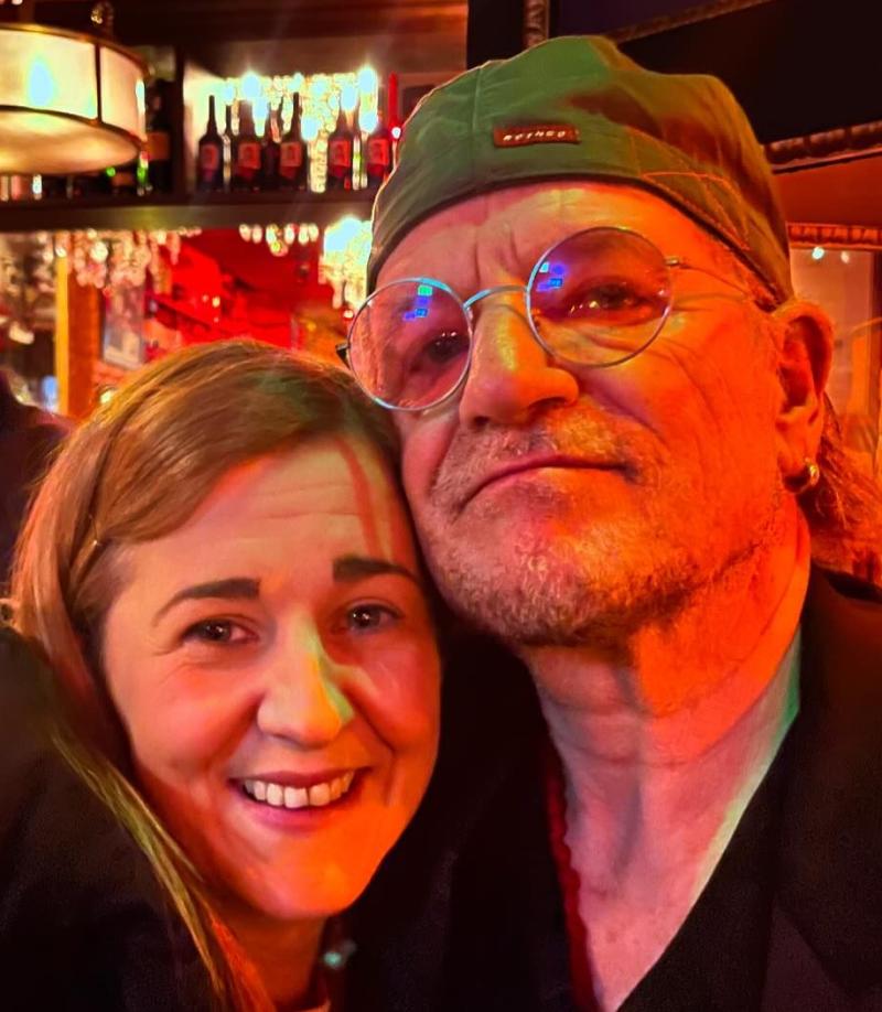 U2 frontman Bono among the familiar faces spotted at Irish festival over the weekend