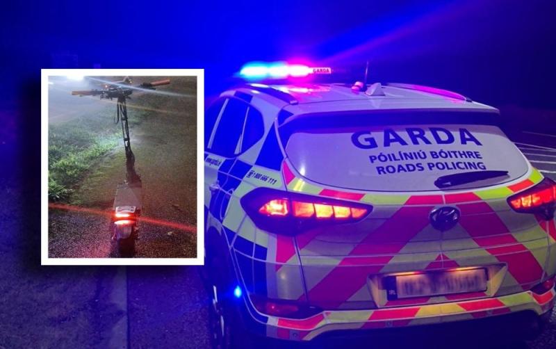 Gardaí clock 'weaving' e-scooter driver doing THREE times the legal limit on busy road