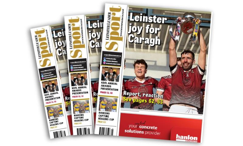 In this week's Leinster Leader Sport