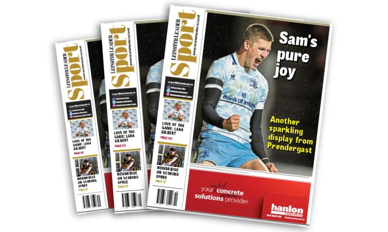 In this week's Leinster Leader Sport