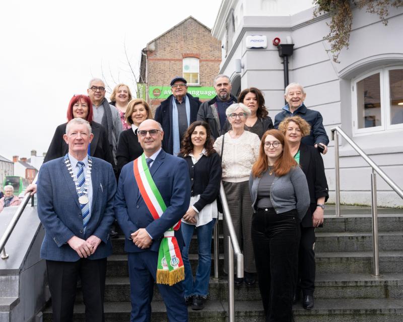&nbsp;Kildare County Council hosted a special reception at Naas Library & Cultural Centre, this morning, in honour of the Italian theatre group, La Rattattuglia.&nbsp;