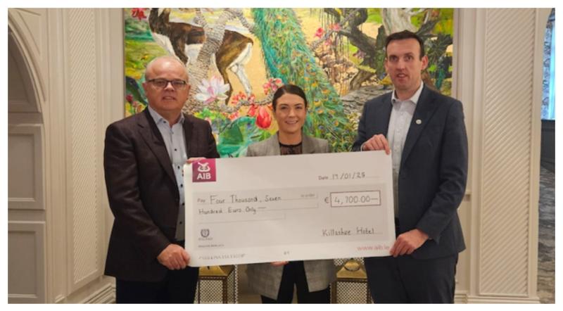 FBD Hotels & Resorts and Killashee Hotel donate over €9k to DEBRA Ireland 