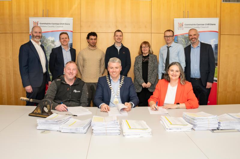 Kildare County Council signs works contract for St. Patrick&rsquo;s Park Housing Regeneration Project