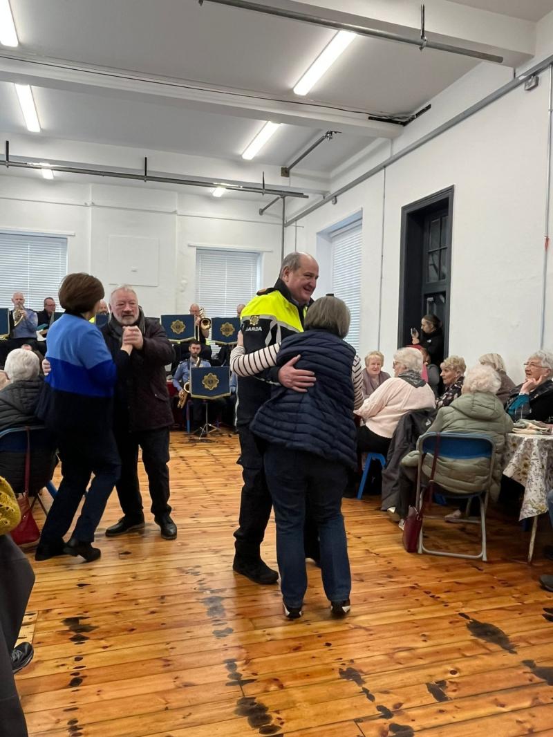 The Garda Band turned up at a small community club in Kildare 