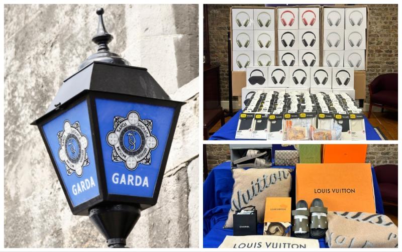 Gardaí seize over €140k worth of fake Apple AirPods, phone cases, designer goods and cash