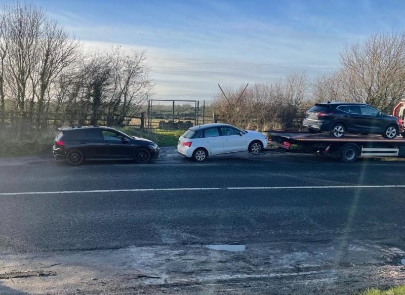 Garda&iacute; in Kildare seized these three vehicles for three different reasons
