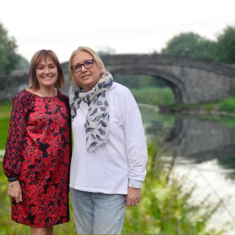 The Allenwood Conversations podcast is presented by Mary Kennedy and Mary McAleese 