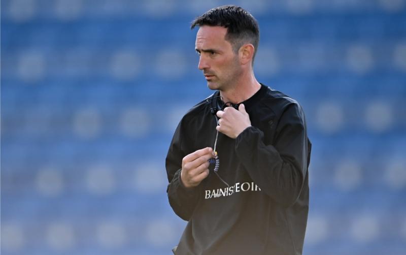 Kildare manager Brian Dowling reacts to brilliant away win