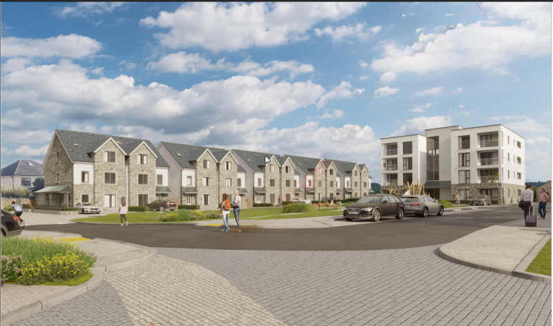 A design image of the development / Daly and Carroll Architecture