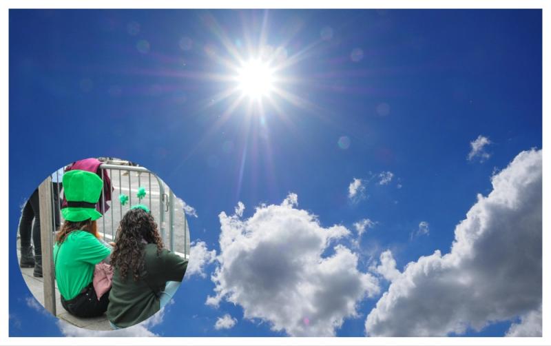 Fingers crossed! Above average temperatures expected for St Patrick's Bank Holiday weekend