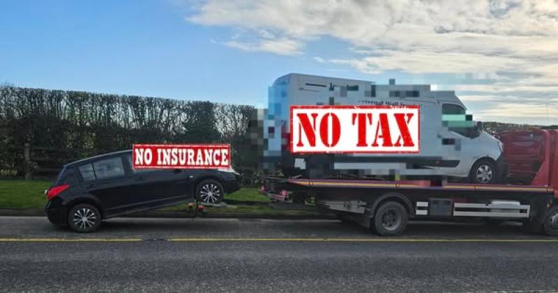 Kildare garda&iacute; seize vehicle near Straffan