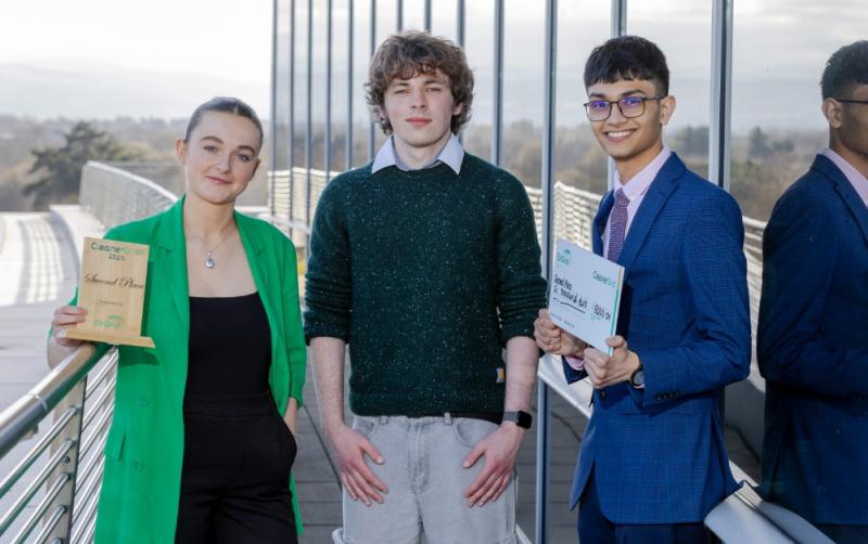 Kildare student claims €6,000 prize at national competition