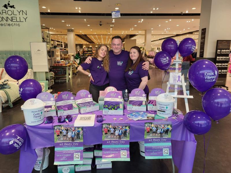 All bloom, no doom and gloom: Cystic Fibrosis Ireland seeking Kildare people’s support on 65 Roses Day 2025