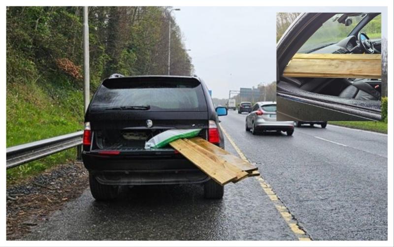 SHOCKING: 'Dangerously loaded' car seized with no number plate and more