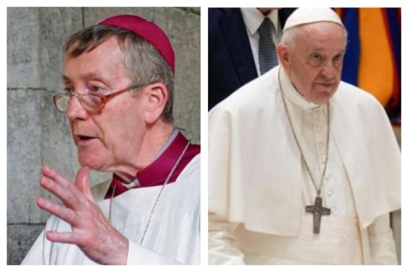 Kildare Bishop mourns late Pope Francis
