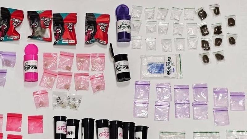 Food delivery rider arrested after being found with &euro;14,000 worth of various illicit drugs