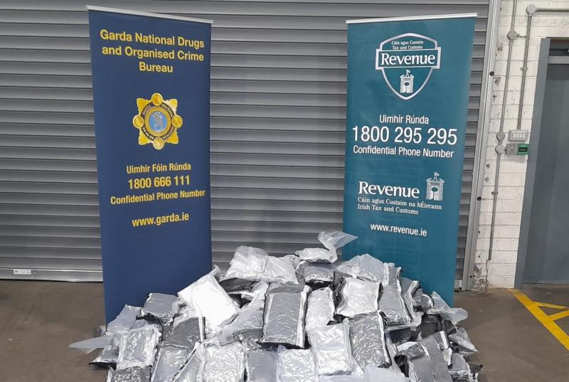 Man in his 50s arrest as almost 100 kilos of cannabis seized worth €1.8 million 