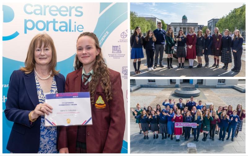 PICTURES: Kildare student scoops prize at national career skills competition