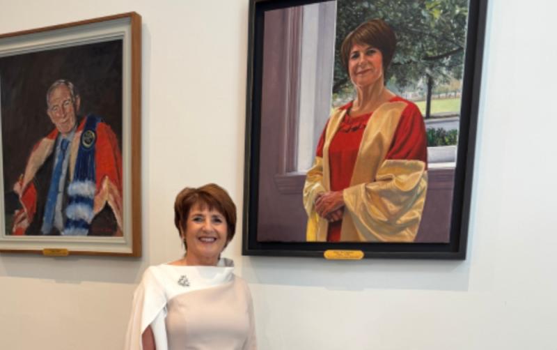 Portrait of beloved Kildare professor unveiled by Trinity College Dublin
