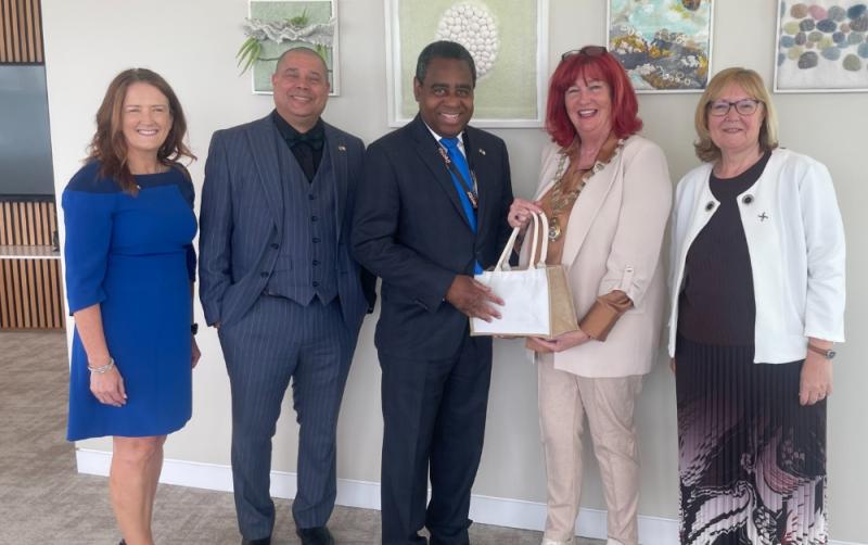 Ambassador of Barbados visits Kildare and &Aacute;ras Chill Dara 